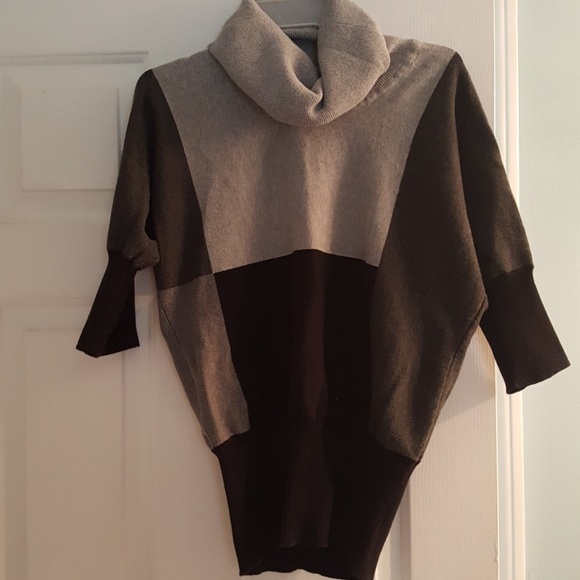 Grey patchwork sweater - Picture 1 of 3